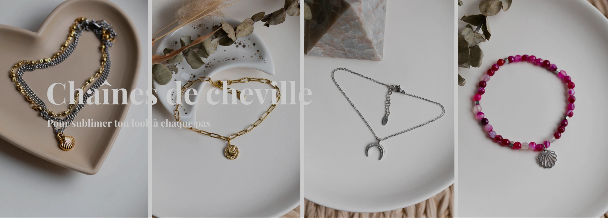 Ban collection chaines de cheville - Milie bijoux