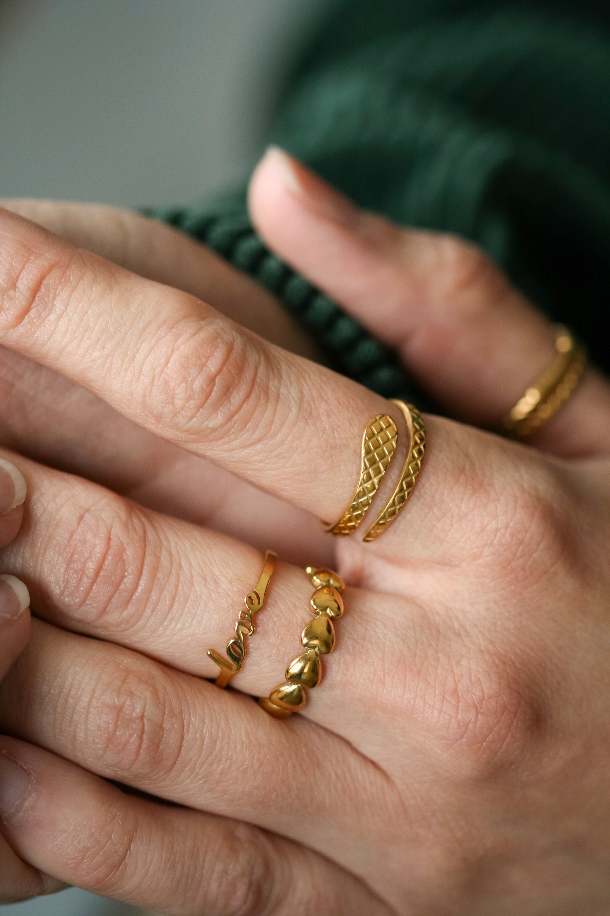 Gold Natrix ring