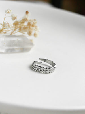 Silver Cascade ring