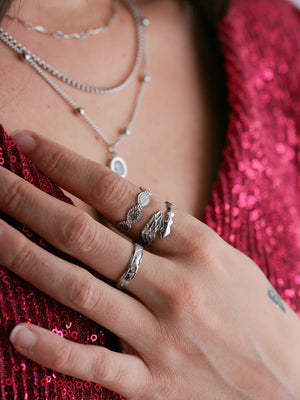 Silver Frénésie ring