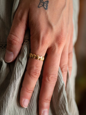 Gold SeaSpray ring