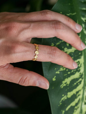 Bague Axis doré