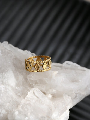 Bague Diamonds doré