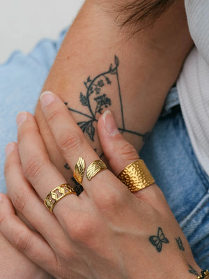 Gold Fly ring