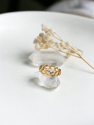 Gold Sweet Heart ring