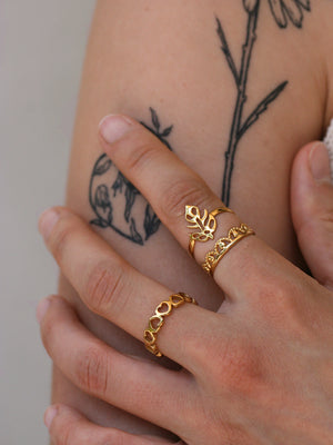 Gold Sweet Heart ring