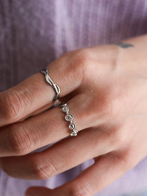 Bague Axis argent