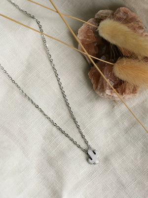 Collier Cactus argent