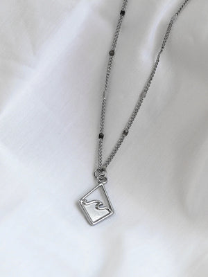 Collier Vague argent