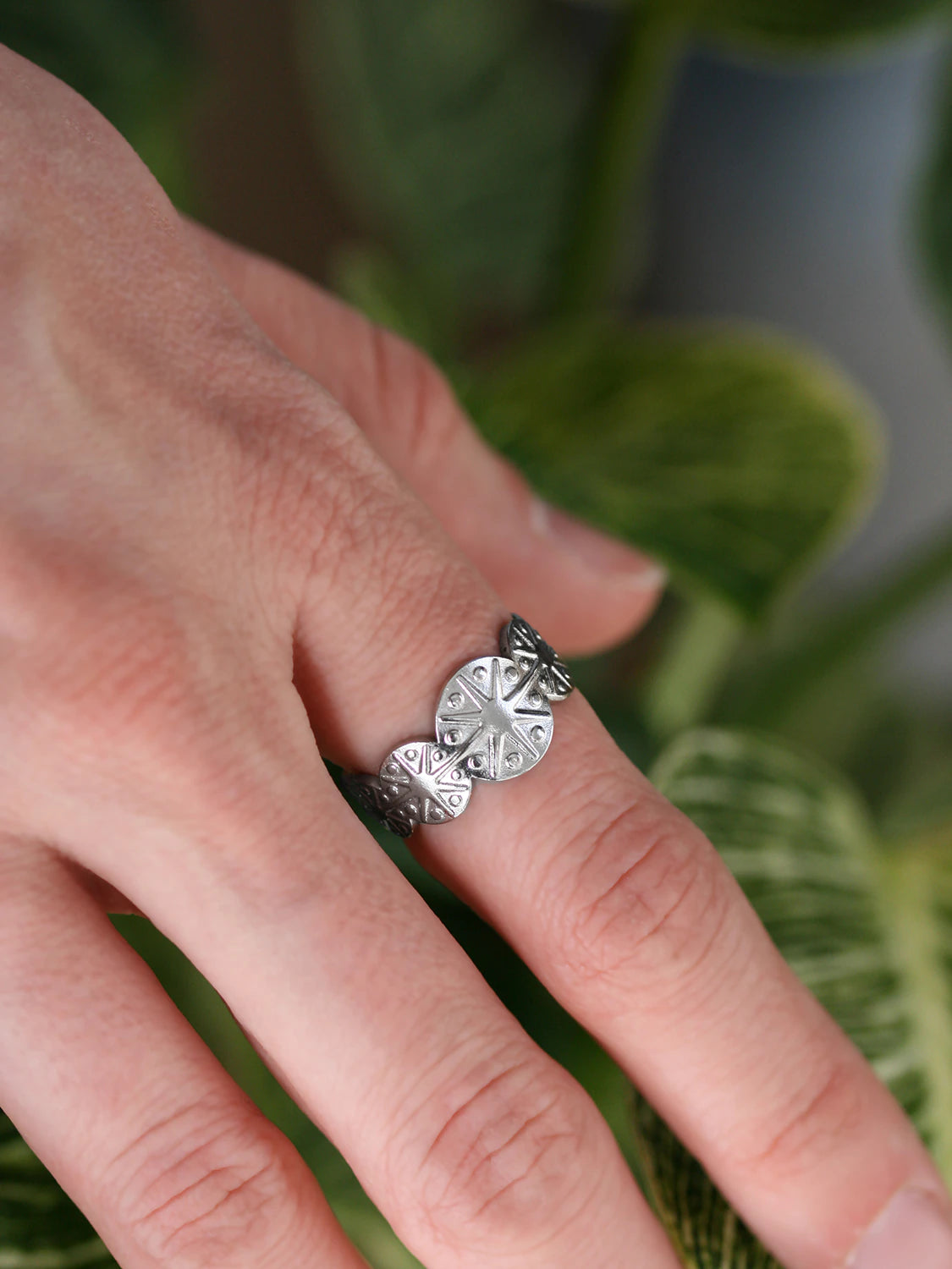 Bague Flora argent