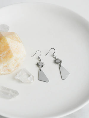 Boucles d'oreilles Aurora argent