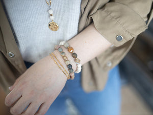Gold Mushroom bracelet