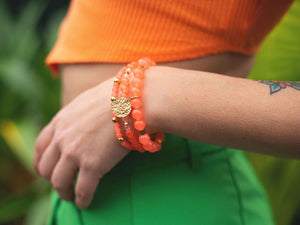 Bracelet Mandarine doré