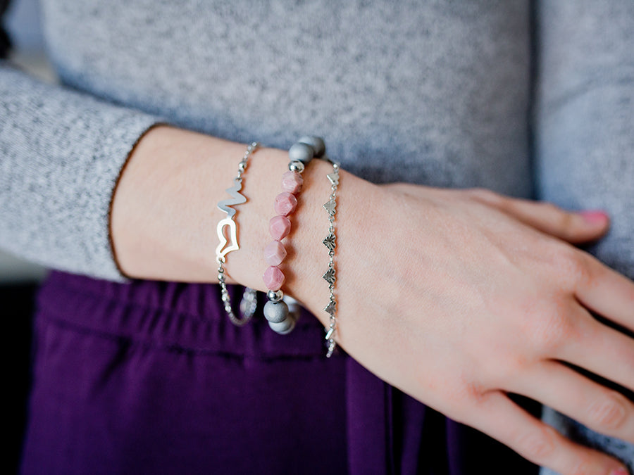 Heart argent - Milie Bijoux
