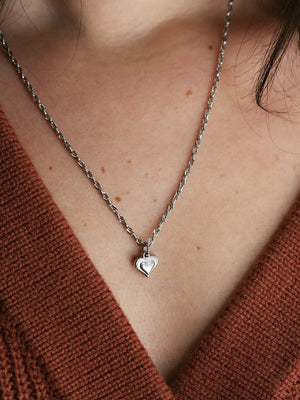 Collier Accroche-cœur argent