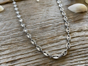 Collier Wave argent