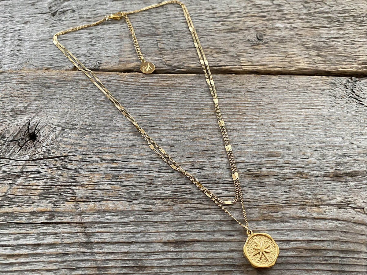 Collier Wild &amp; Free doré