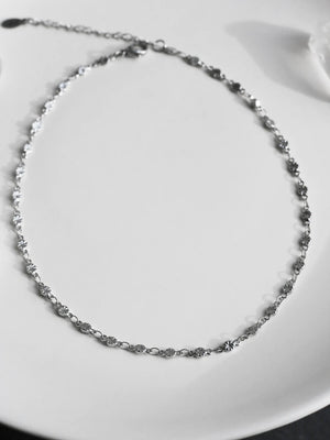 Collier choker Wonder argent